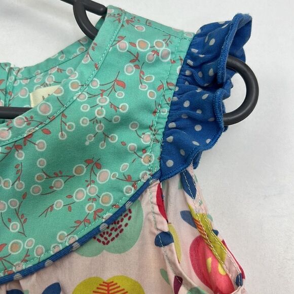 Matilda Jane Apple print tunic and ruffled short bundle EUC size 4 - Picture 4 of 15